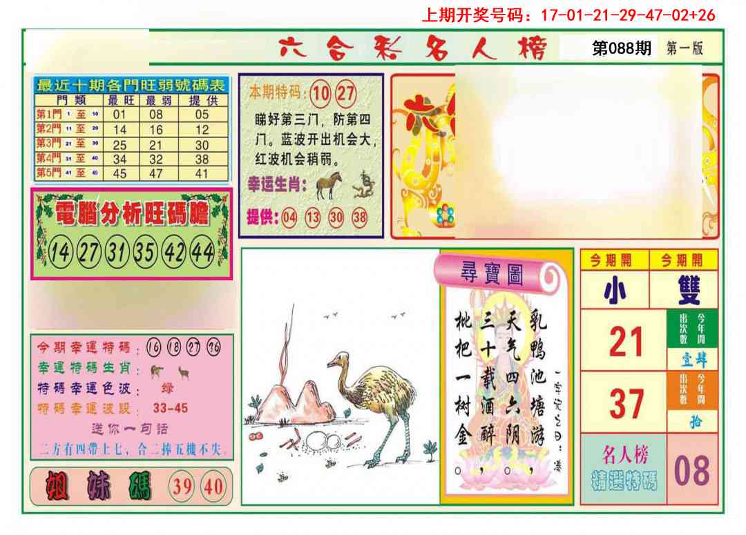 088期名人榜A[图]